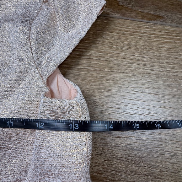 Gymboree Girls Shift Dress Rose Gold, Special Occasion, Holiday, Size 7 - Picture 6 of 11